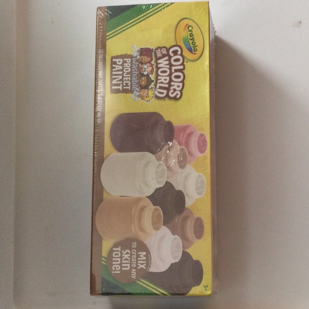 Crayola Colors of the World Washable Project Paint - Neutral Skin Tones